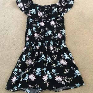 Justice floral romper